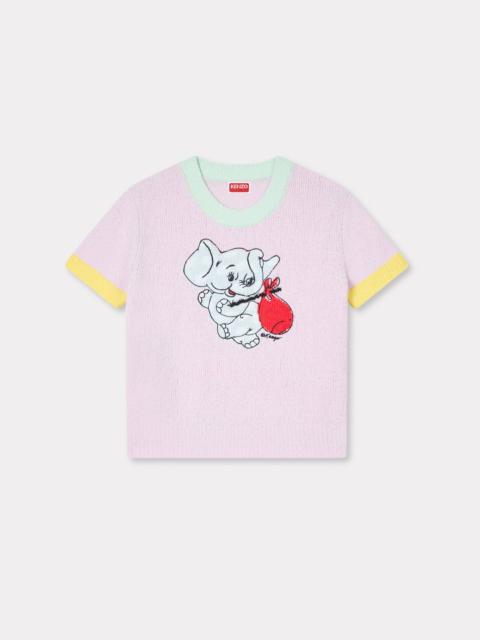 'KENZO Cartoon' cropped top in spongy cotton