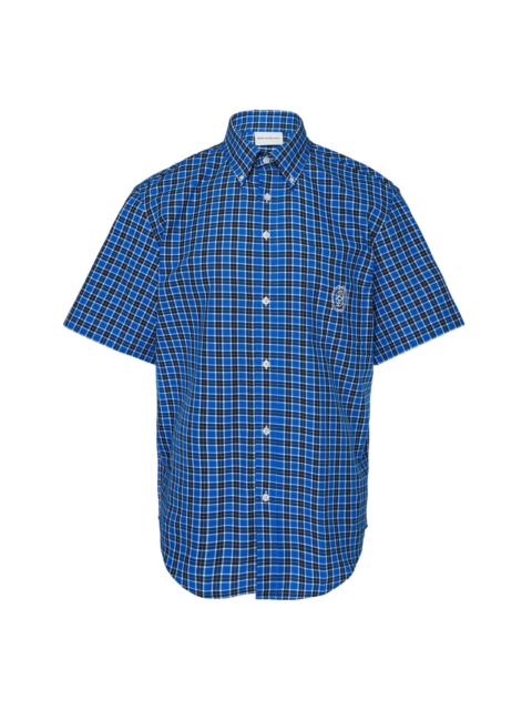 Drôle de Monsieur Short Sleeve Check Shirt