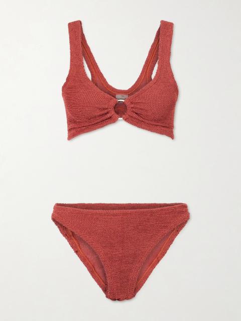 Hunza G Embellished Original Crinkle Bikini
