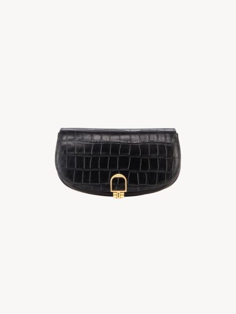 NILI LOTAN LA LUNE EMBOSSED CROC CLUTCH