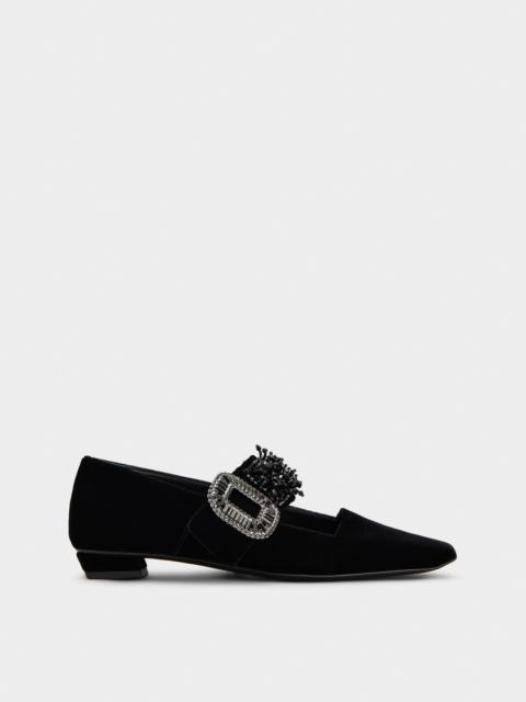 Roger Vivier Belle Vivier Mary Janes in velvet
