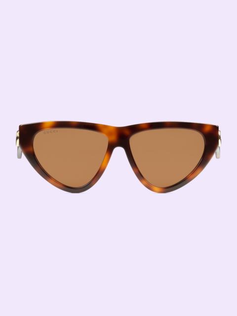 Rectangular frame sunglasses