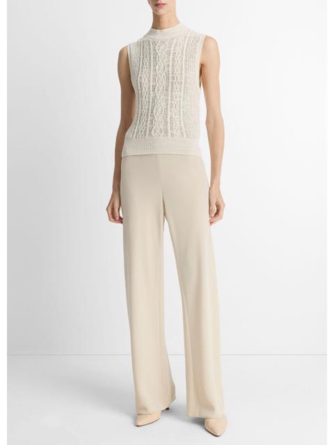 Vince Colette High-Rise Crepe Bias Pant