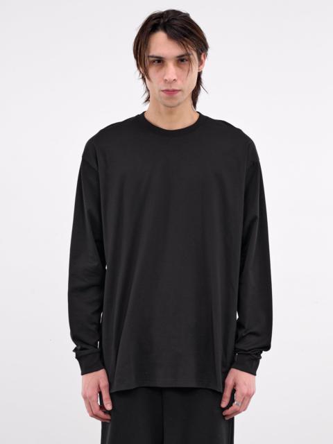 【SATIIIZ】Neck USA Long Sleeve T-Shirt SETCHU Long Sleeve Tee | REVERSIBLE