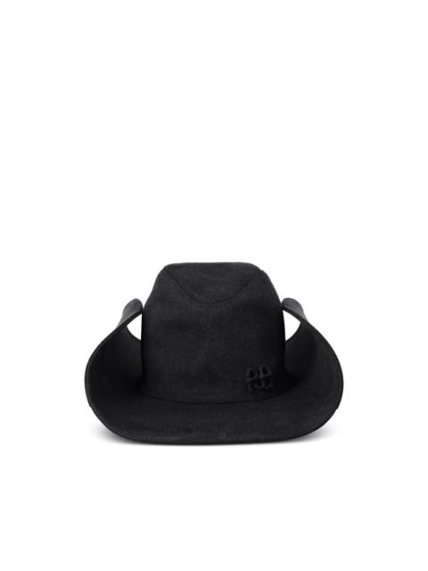 RUSLAN BAGINSKIY embroidered cotton cowboy hat