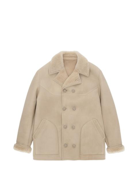 FORTELA New Lemans double-breasted shearling jacket