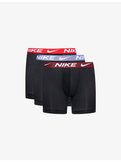Nike Essential Micro Pack of Three Jersey Boxer Briefs