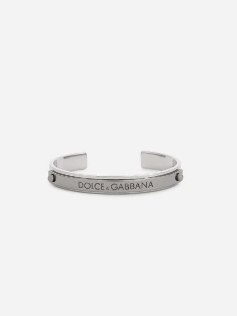 Dolce & Gabbana Rigid bracelet with Dolce&Gabbana logo
