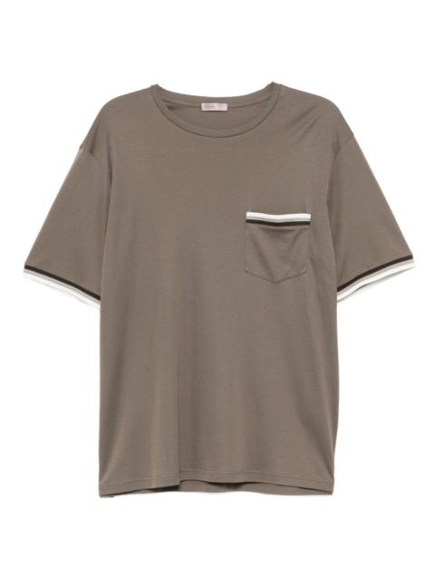 Herno tipped short-sleeves T-shirt