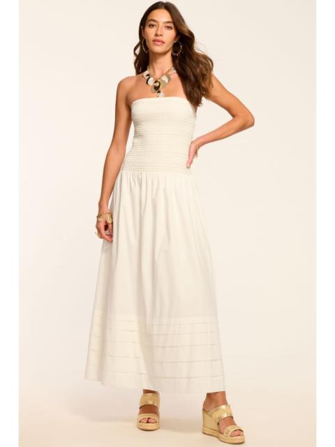 RAMY BROOK Jace Cotton Poplin Smocked Maxi Dress