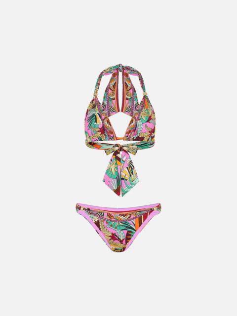 CAMILLA SOFT TIE BIKINI WITH TRIM