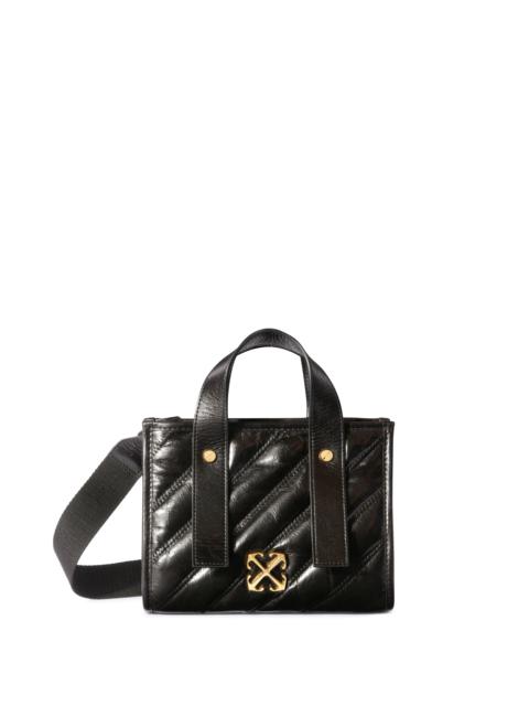 Off-White Black Quilted Tote Bag