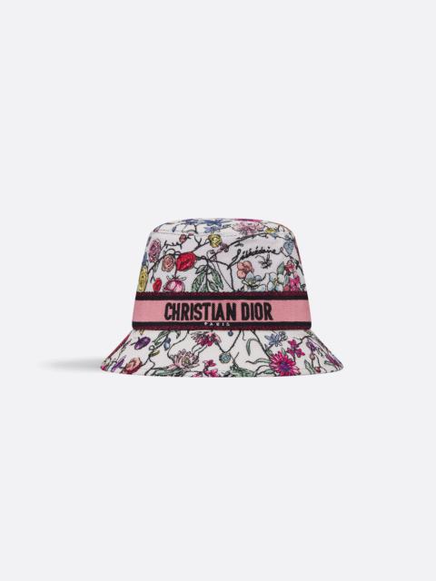 Dior D-Bobby Florilegio Small Brim Bucket Hat