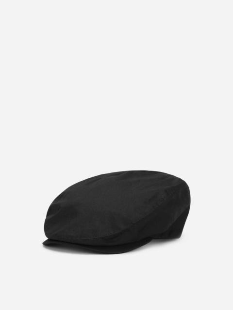 Dolce & Gabbana Stretch cotton flat cap with DG patch