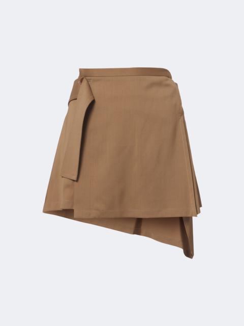 Vivienne Westwood Meghan asymmetric virgin wool kilt