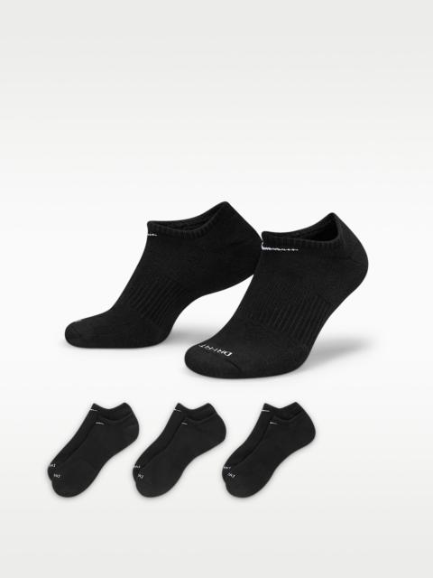 Nike Nike Everyday Plus Cushion Training No-Show Socks (3 Pairs)