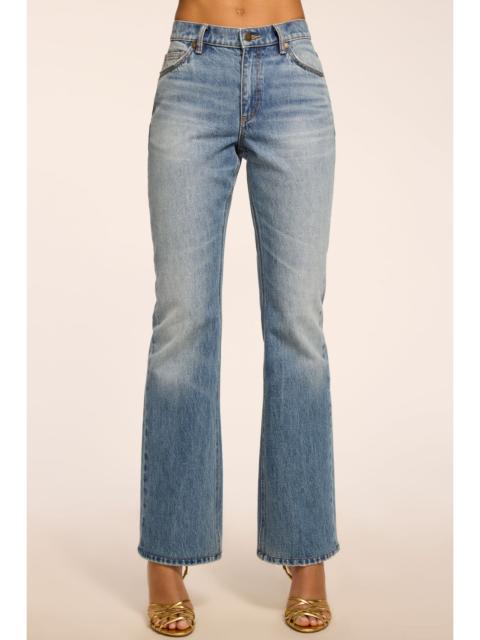 RAMY BROOK Carla Mid Rise Flare Jean