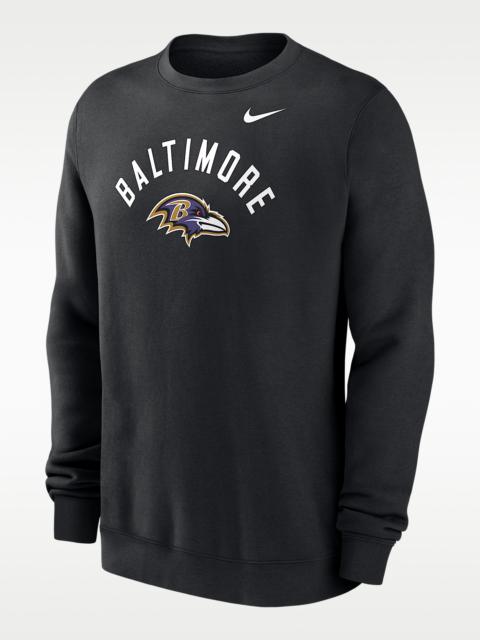 Nike Baltimore Ravens Club Men's Nike NFL Pullover Crew
