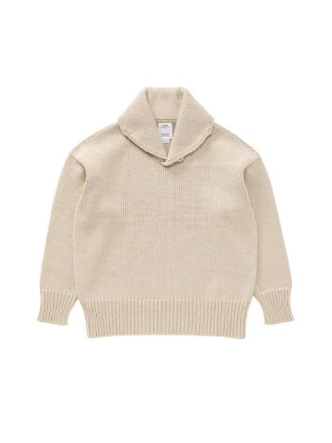 visvim MONTE SHAWL COLLAR KNIT IVORY