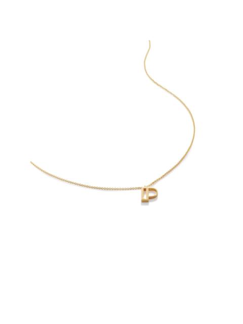 MONICA VINADER Alphabet P pendant necklace