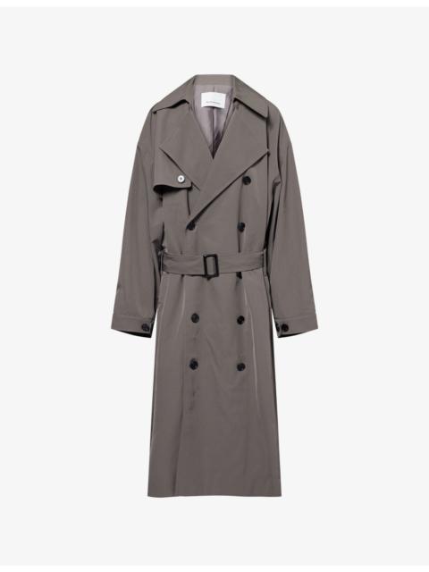 The Frankie Shop Mavis Oversized Woven Trench