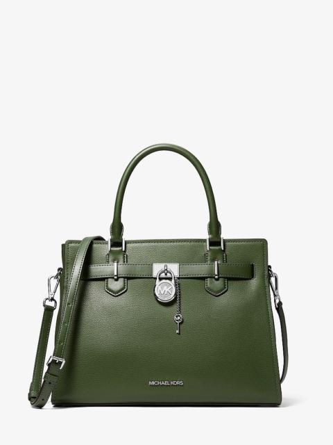 MICHAEL KORS Hamilton Medium Leather Satchel