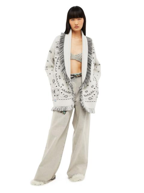 Alanui Bandana Jacquard Cardigan
