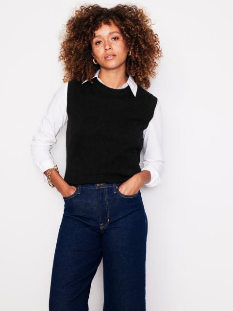 BODEN Eva Cashmere Vest-Black