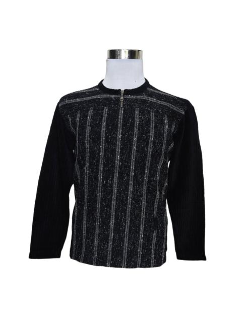 Other Designers 20471120 × Japanese Brand × Vintage - Junmen 80s Pull Knitted Zipper Sweater