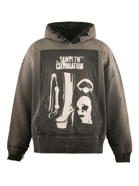 SAINT M×××××× graphic hoodie
