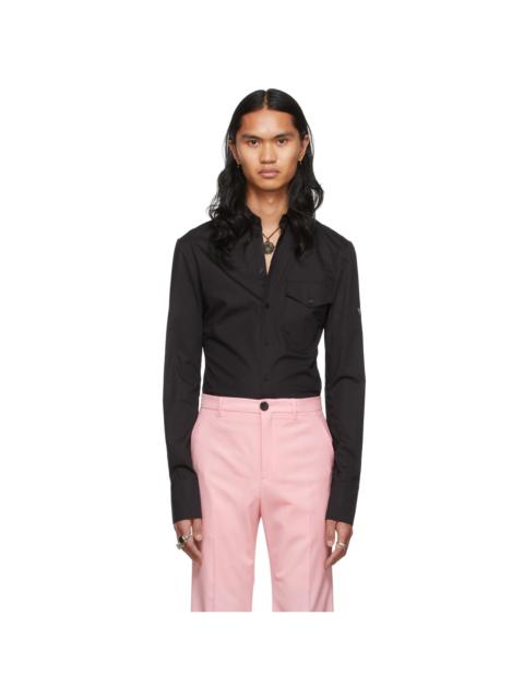 SSENSE Exclusive Black Cotton Poplin Shirt