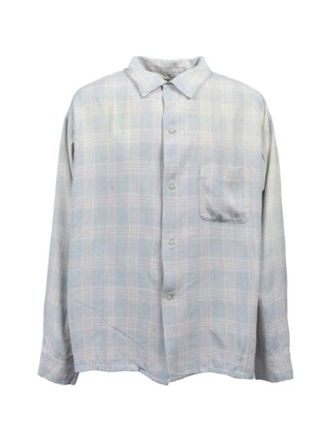 SAINT M×××××× check-pattern shirt