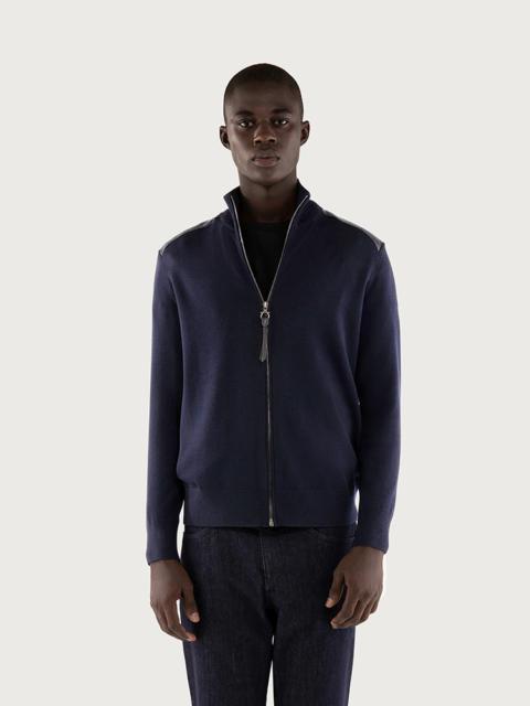 FERRAGAMO KNITTED BLOUSON