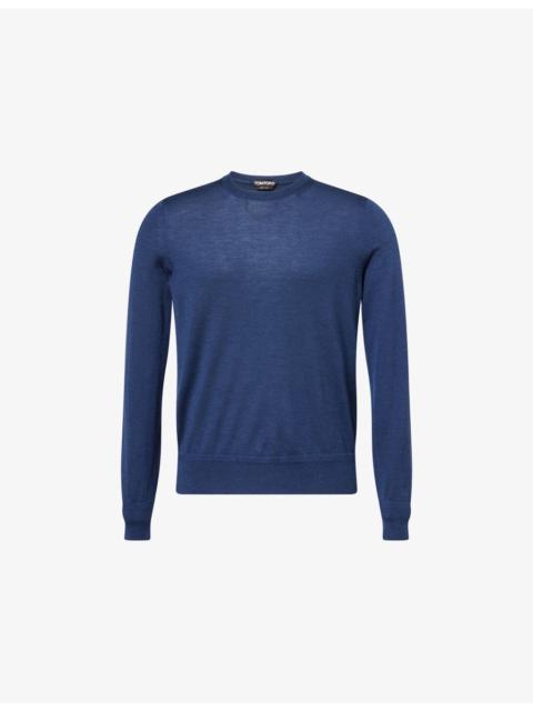 TOM FORD Crew-Neck Regular-Fit Cashmere and Silk-Blend Jumper
