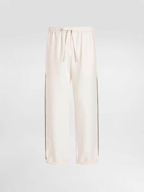Dolce & Gabbana Linen fabric pajama pants