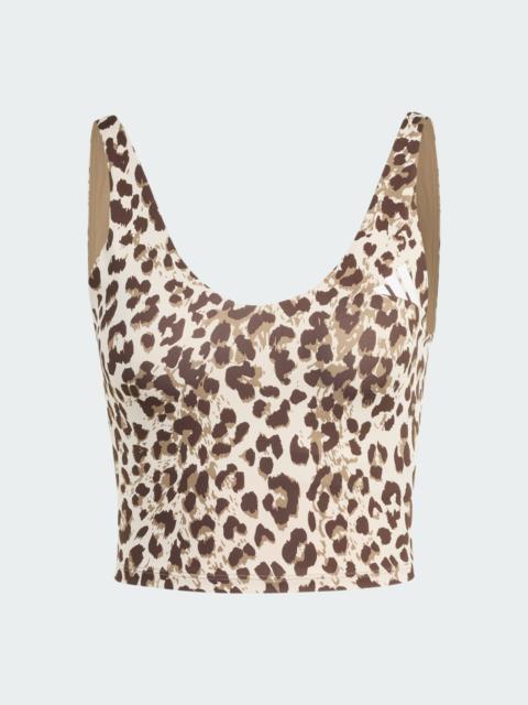 adidas Workout Essentials Leopard Print Tank Top