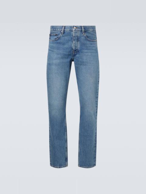 FRAME Mid-rise straight jeans