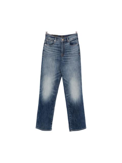 7 For All Mankind Stovepipe denim jeans