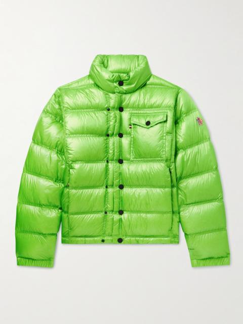 Moncler Grenoble Raffort Quilted Glossed-Shell Down Jacket
