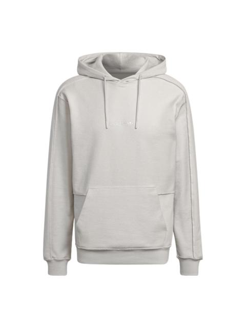 adidas Men's adidas originals Loopback Hdy Solid Color Sports Yellow White HP0427