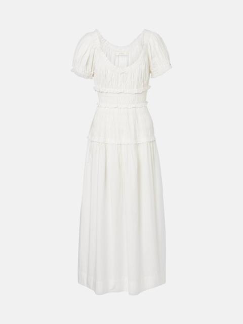 DÔEN Leanne cotton poplin midi dress