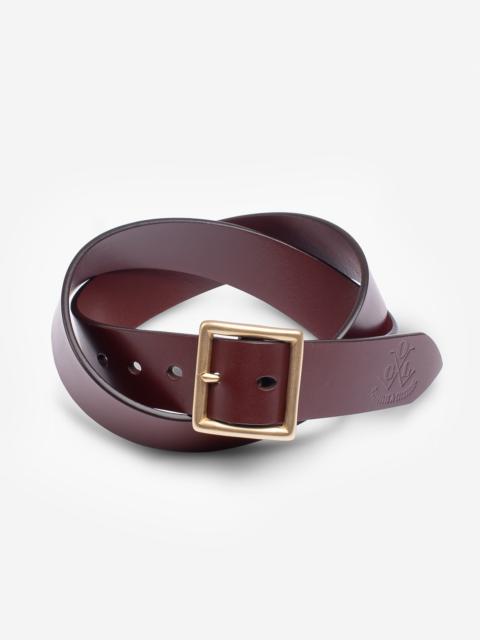 Iron Heart OGL-BELT-FULL-VTG-TAN OGL Vintage Buckle Leather Belt - Tan