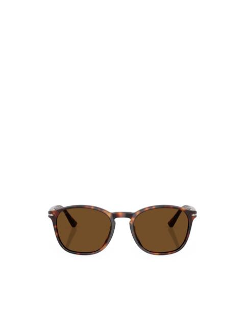 Persol tortoiseshell-effect square-frame sunglasses