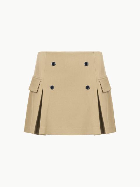 STAUD STAUD DIVISION SKIRT BIRCH
