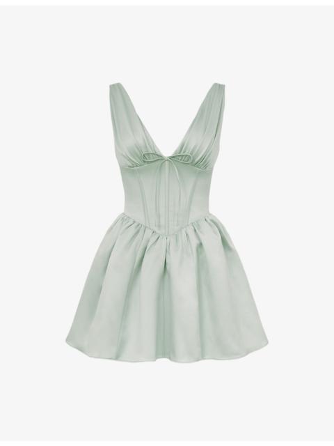 House of CB Emmeliette Satin Mini Dress