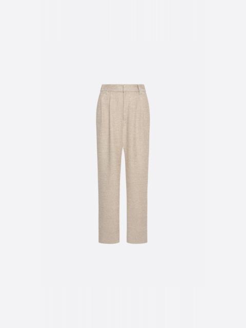 Alessandra Rich SEQUIN TWEED TROUSERS