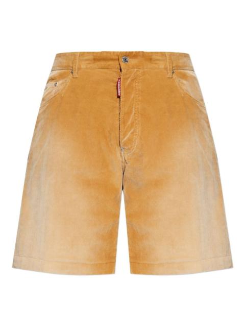 DSQUARED2 corduroy five-pocket shorts