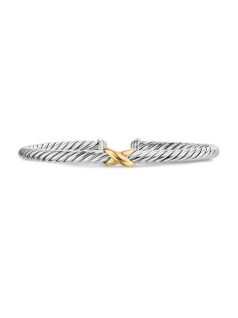 DAVID YURMAN Women's Cable Flex x Station Bracelet in Sterling Silver - Silver