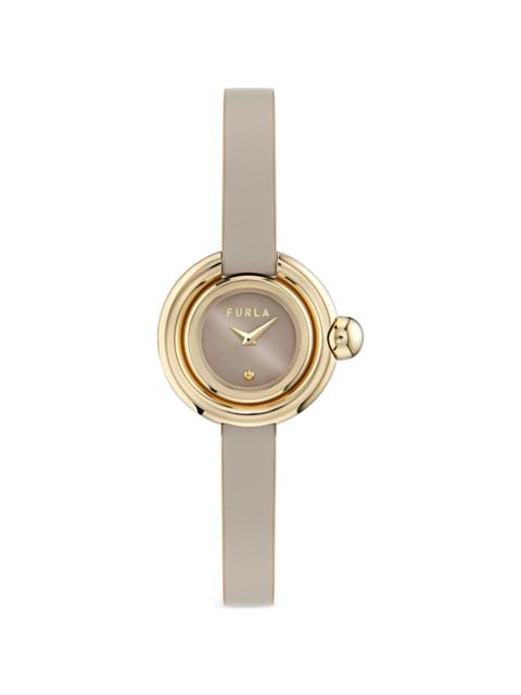 FURLA brown dial 30mm watch