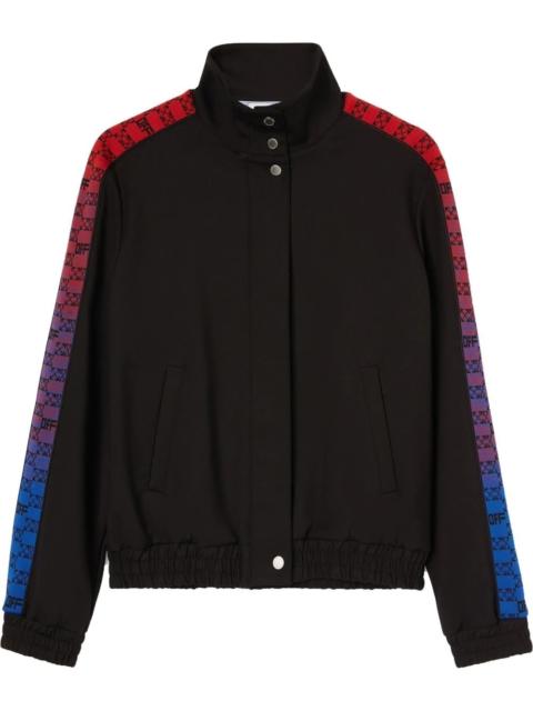 Off-White monogram-band track jacket